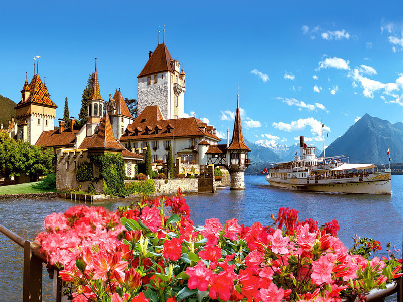 Medium oberhofen castle switzerland 1